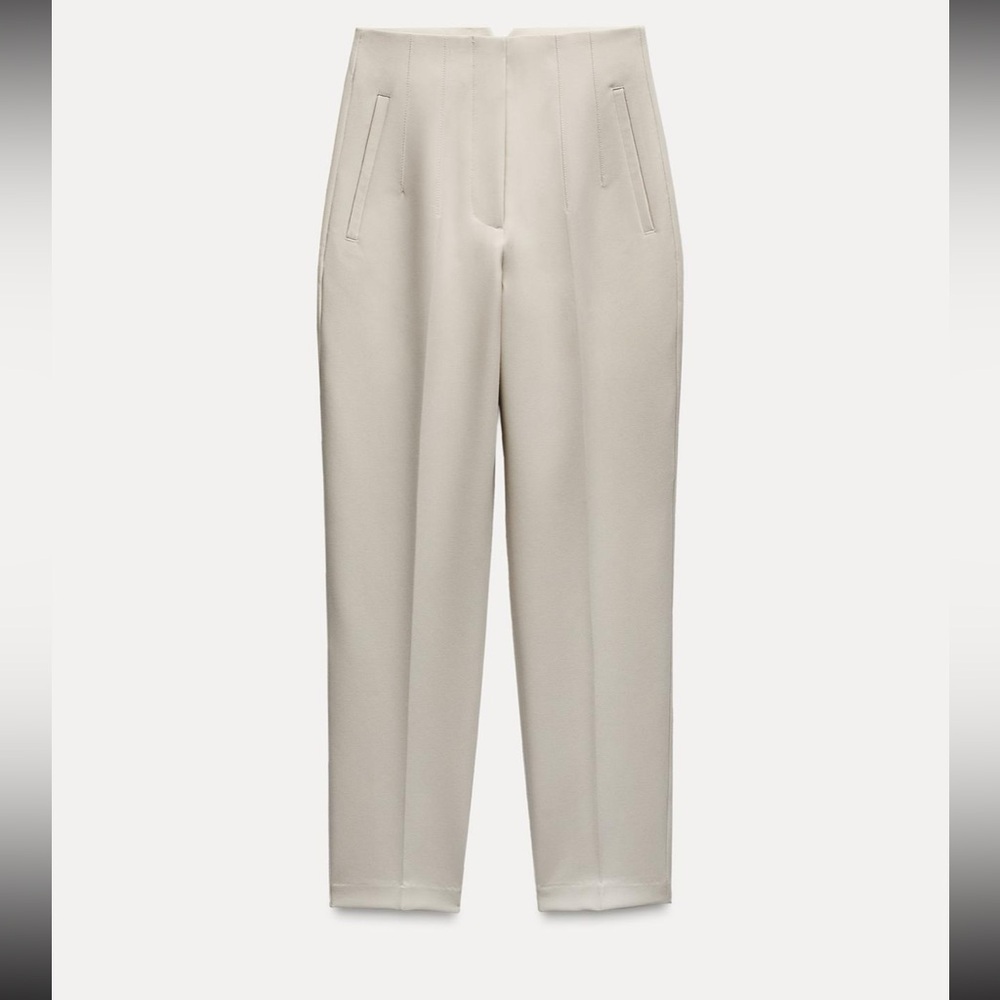 Zara Tailored Pant - Cream